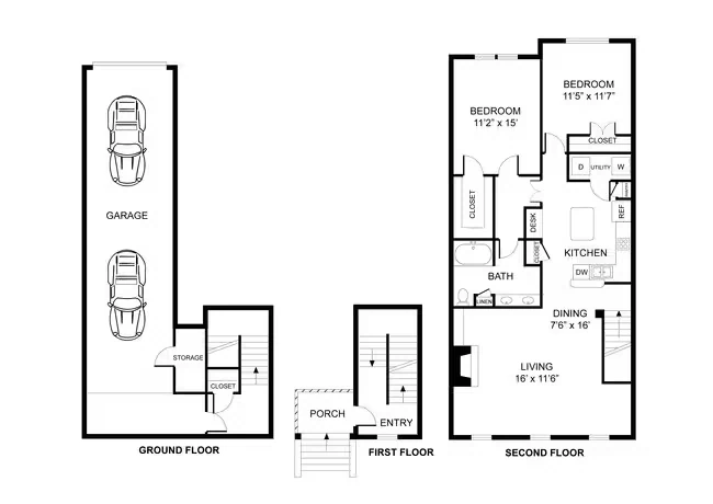 THE STANFORD 1422 floor plan